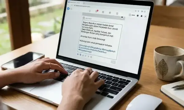 Leads Cenderung Sepi? Pelajari Cara Membuat Caption Promosi Umroh yang Menarik di Sini!